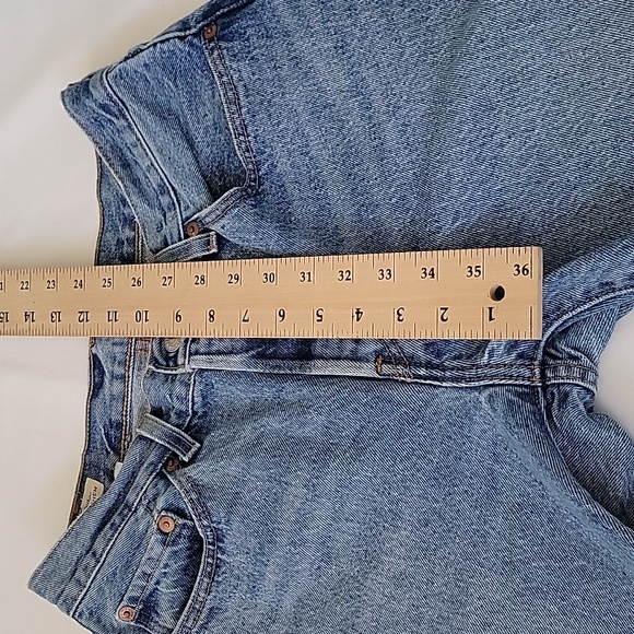 Levi's 501 Womens Jeans 26 Waist 30 Length Leather Patch Big L Tag 100% cotton - Picture 10 of 11